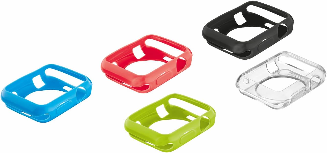 Trust Urban Silicon Case for 38 mm Apple Watch (Pack of 5
