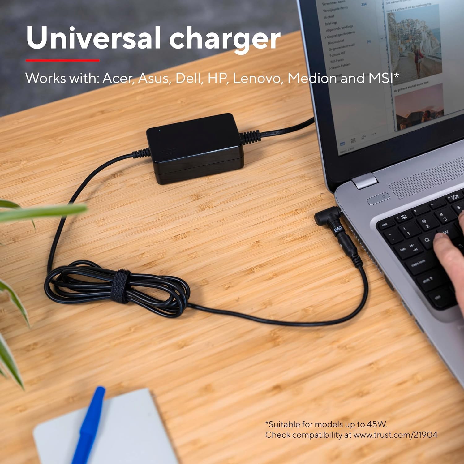 Alimentatore Notebook 19V 45W