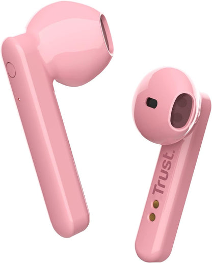 Trust Mobile Primo Touch Bluetooth Wireless Earphones, In Ear Headphones, On-trend Design, Up to 10 Hours Playtime, Built-in Microphone, TWS , Earbuds for Android, Chrome OS, iOS, Windows