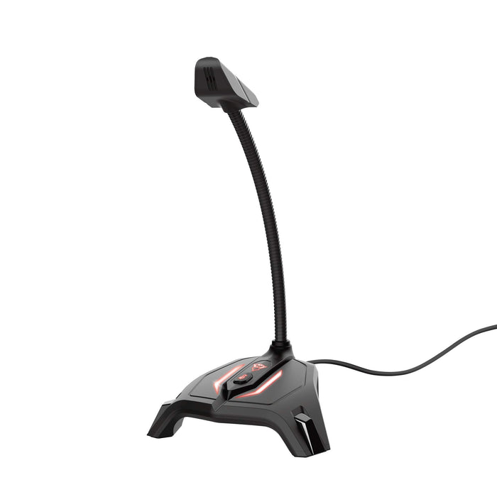 Trust Gaming LED-Illuminated USB Streaming Microphone GXT 215 Zabi for Computer, Laptop, PC - Black