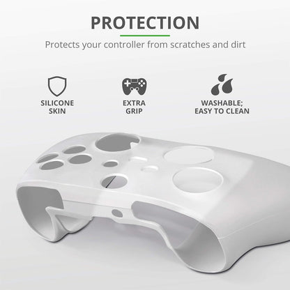 Trust Gaming GXT 749 Xbox Controller Skin, Anti-slip Silicone Cover Case for Xbox Series X (S) Controller - Transparent