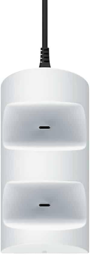 Trust Gaming GXT 254 Duo Charging Dock for PS5 Controllers, USB Powered, Dualsense Charger Twin Docking Station with Light Indicators - White