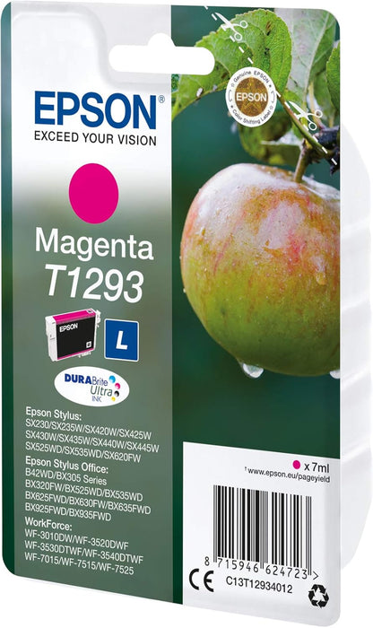 Epson T1293 Magenta Apple Genuine DURABrite Ultra Ink Cartridge