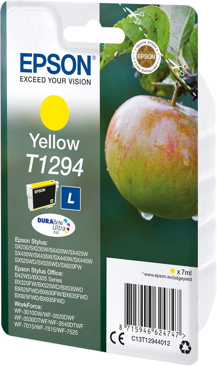 Epson Apple Ink Cartridge for WorkForce WF-3520DWF Series - Yellow