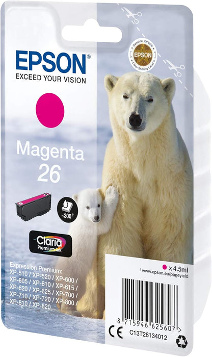 Epson C13T26134022 Inkjet Cartridge - Magenta