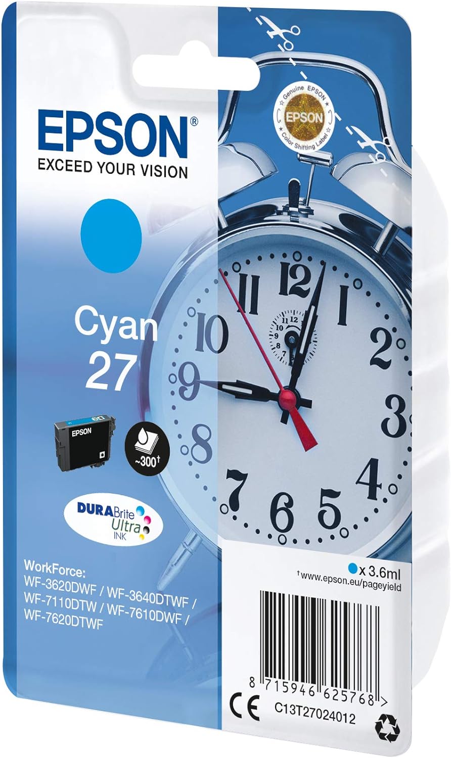 Epson C13T27034022 Inkjet Cartridge - Cyan