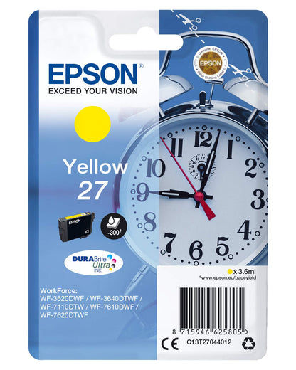 EPSON Alarm Clocks Ink Cartridge for WF-3620DWF Series - Yellow