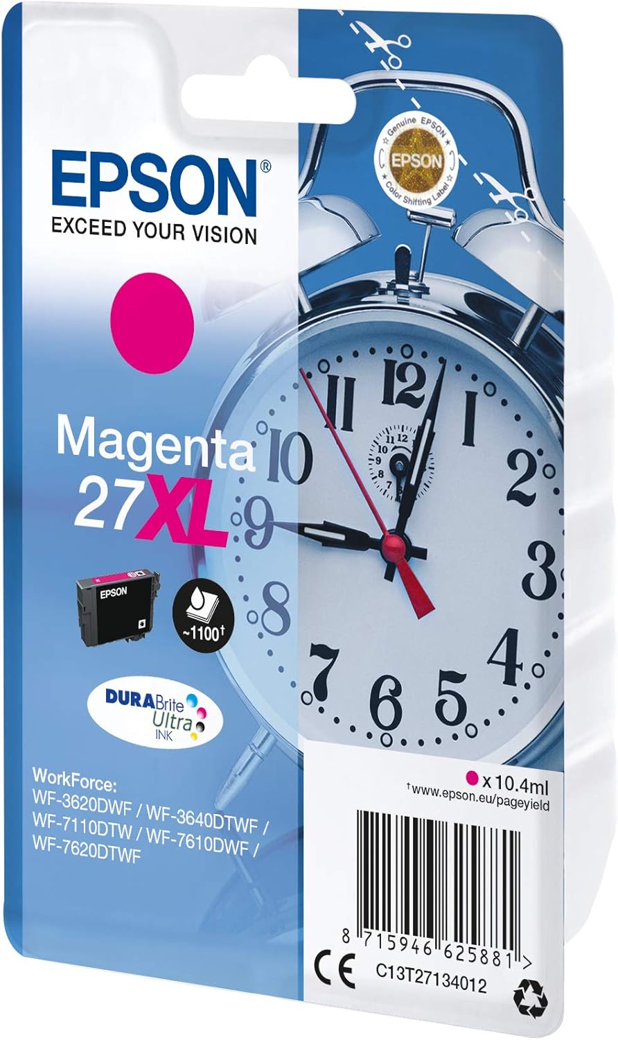 Epson C13T27134022 Inkjet Cartridge - Magenta,XL