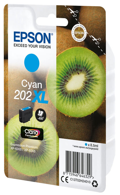 Epson C13T02H24020 XL Original Inkjet Cartridges - Cyan