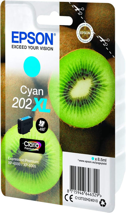 Epson C13T02H24020 XL Original Inkjet Cartridges - Cyan