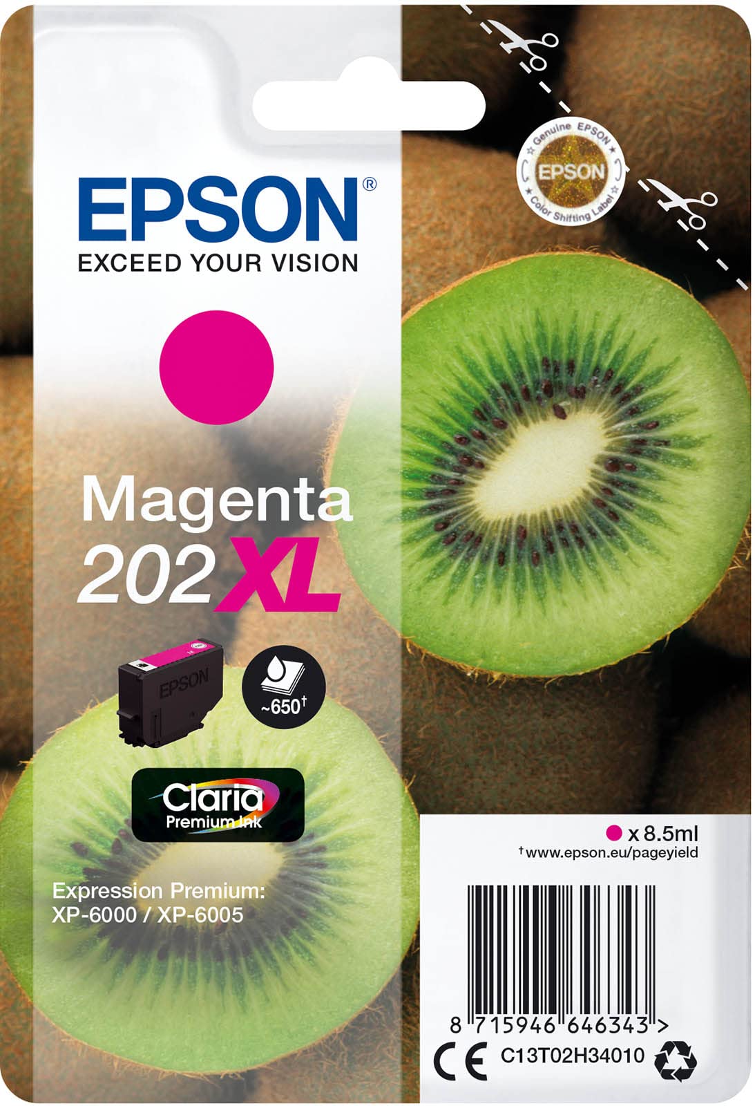 Epson C13T02H34020 XL Original Inkjet Cartridges - Magenta