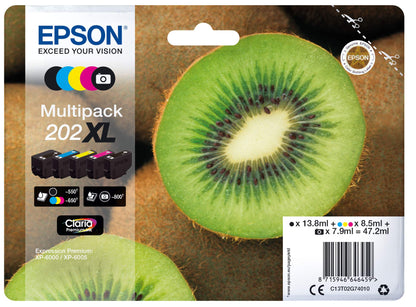 Epson C13T02G74020 Multi-pack XL Original Inkjet Cartridges - Multi-pack (Black, Yellow, Magenta, Cyan) (Pack of 5