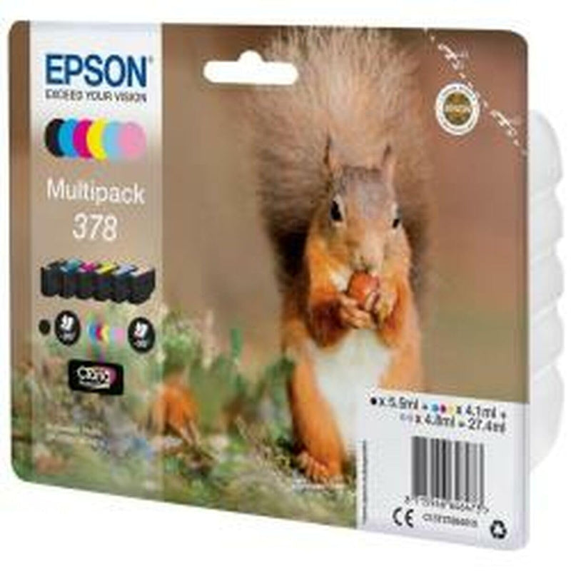 Epson C13T37884020 - Confezione da 6 cartucce originali a getto d'inchiostro, confezione multipla (nero, giallo, magenta, ciano