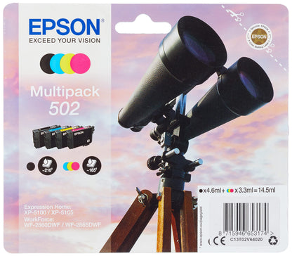 Epson C13T02V64020 Multipack 4-colours 502 Ink
