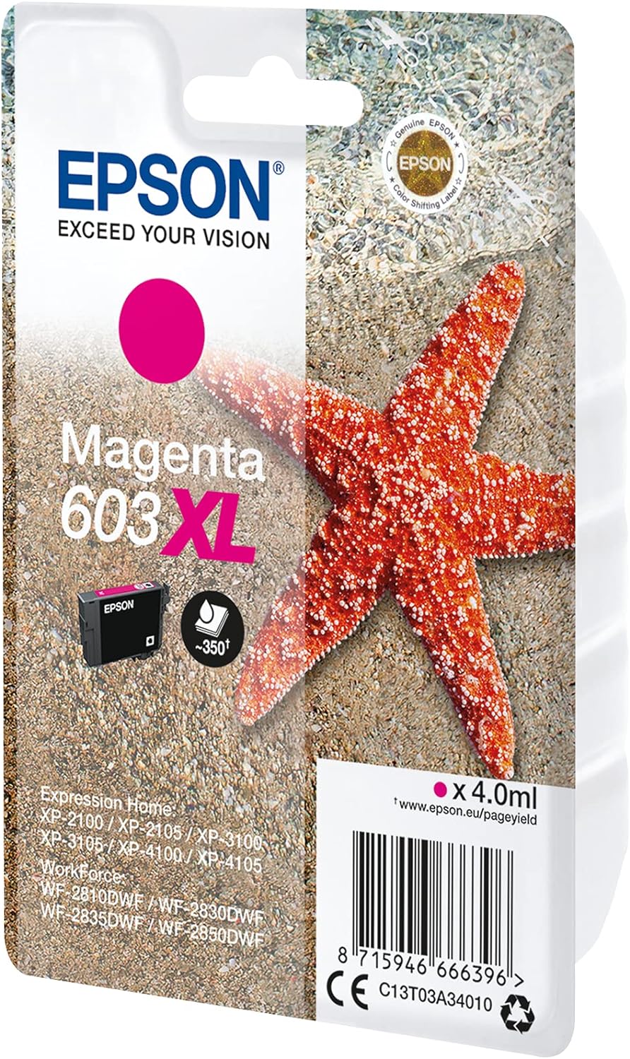 Epson Inchiostro magenta XL stella marina 1 inchiostro 603XL RF / AM