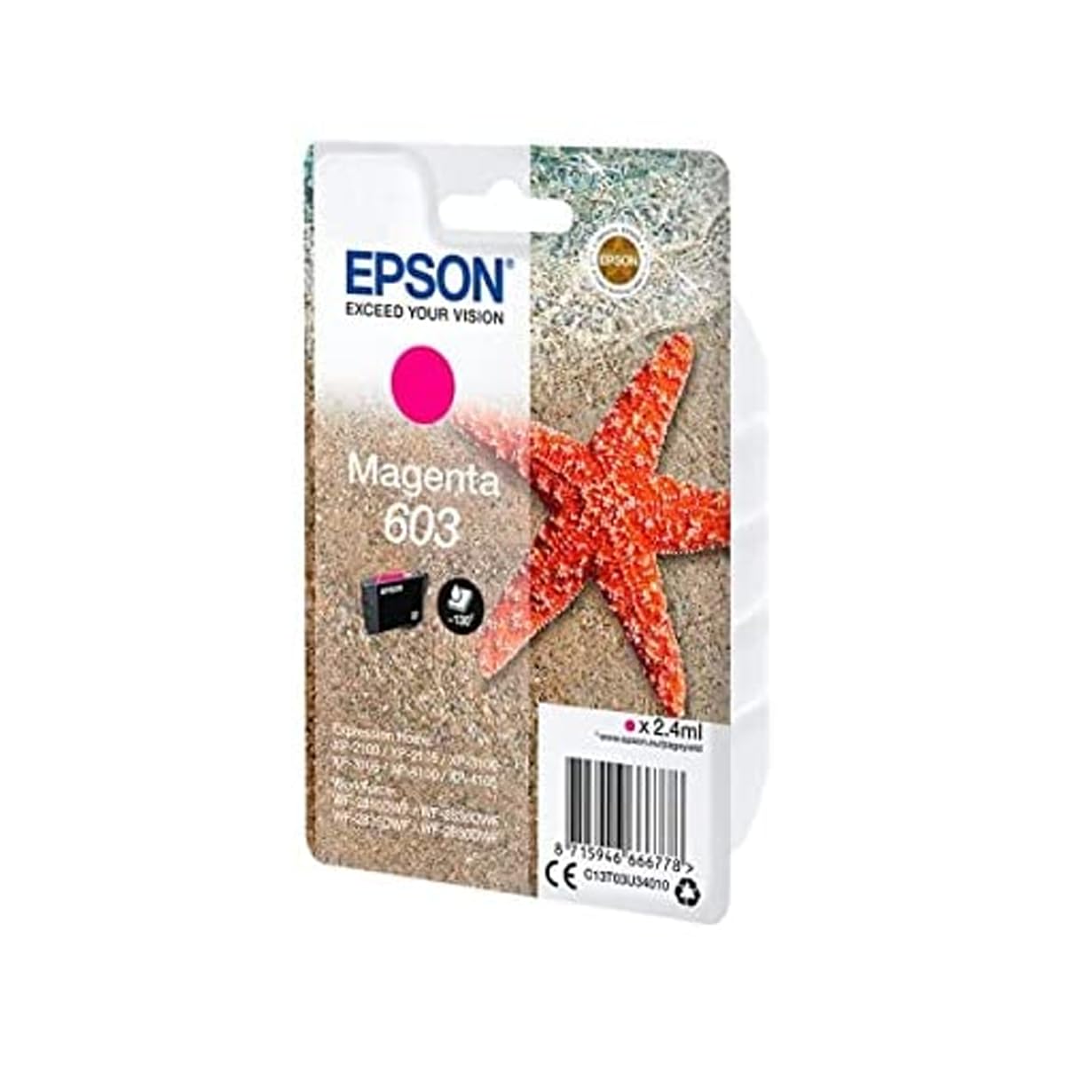 EPSON - Confezione singola di inchiostro magenta 603