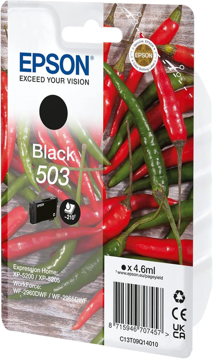 Epson Ink/503 Chillies 4.6ml BK SEC