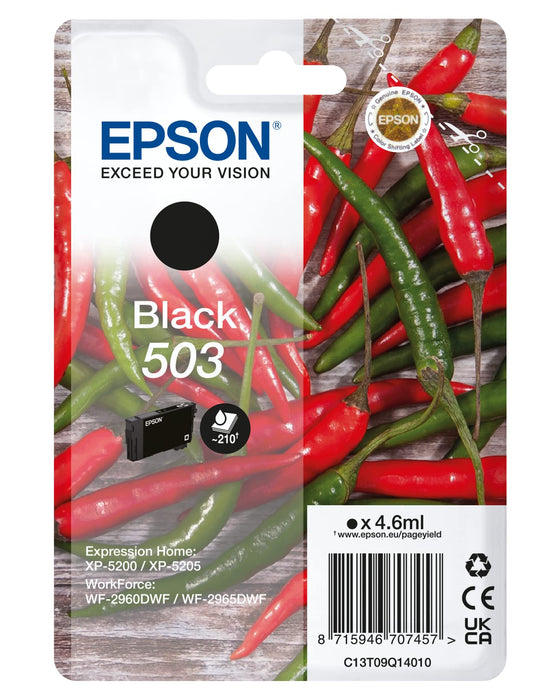 Epson Ink/503 Chillies 4.6ml BK SEC