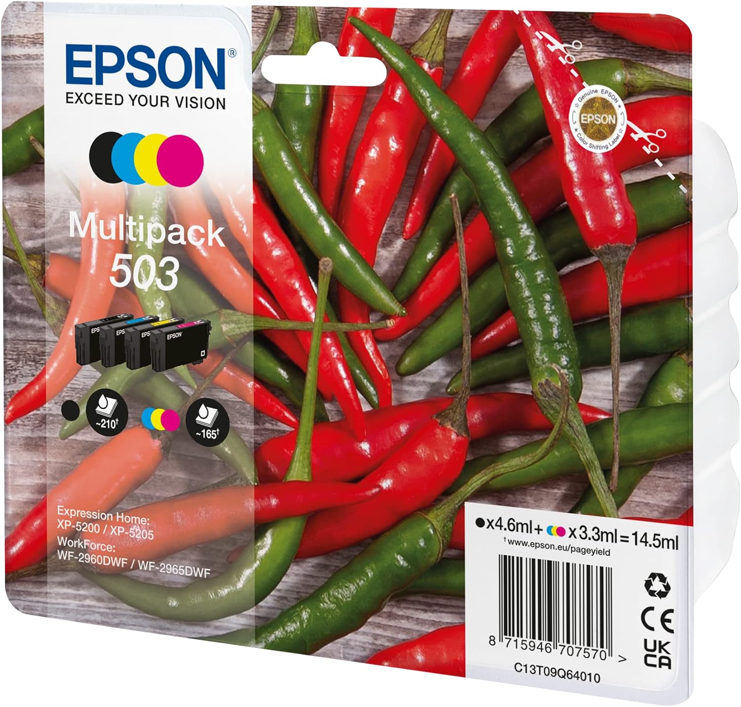 Epson Ink/503 chillies CMYK SEC