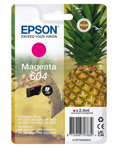 Epson Ink/604 Pineapple 2.4ml MG SEC