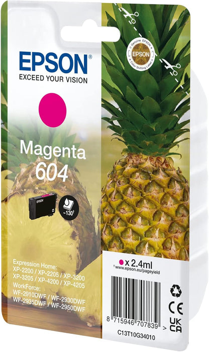 Epson Ink/604 Pineapple 2.4ml MG SEC