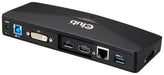 Club 3D 4K Dual Display Docking Station (HDMI, DisplayPort, DVI 3x USB 3.0) Black