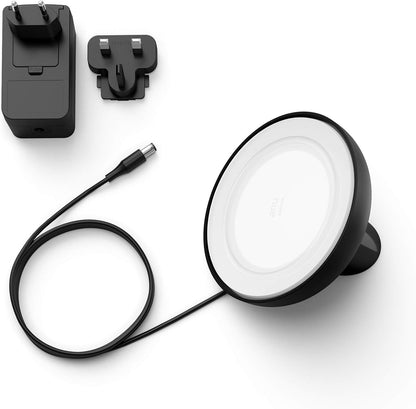 Philips Hue White and Colour Ambiance Bloom  Smart LED Table Lamp Bundle, Includes Hue Dimmer Switch, with Bluetooth Compatible with Alexa and Google Assistant