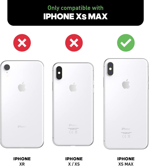 adidas Phone Case Compatible with iPhone XS Max, Originals Moulded Samba Case, Shockproof, Fully Protective Phone Cover