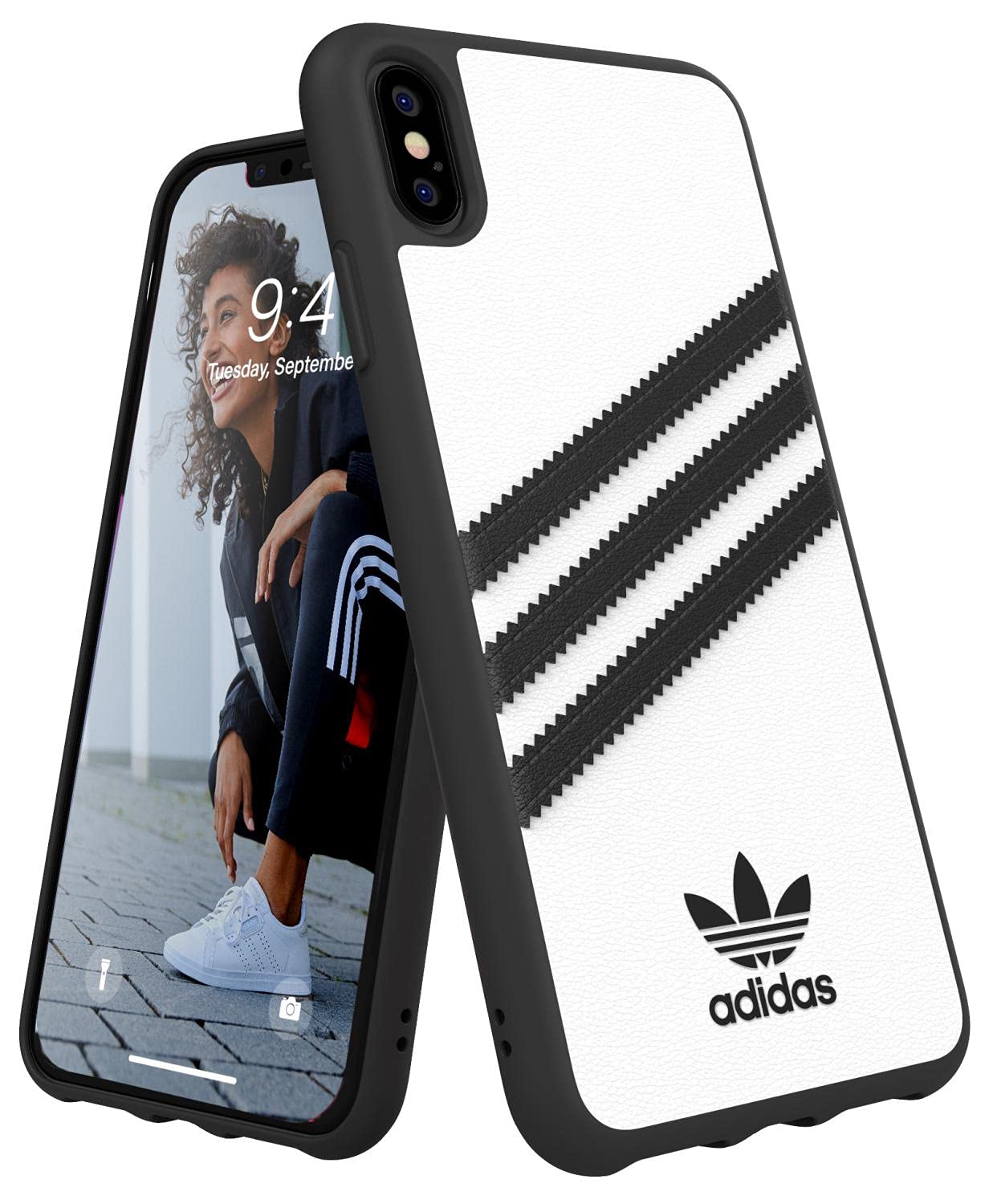 adidas Phone Case Compatible with iPhone XS Max, Originals Moulded Samba Case, Shockproof, Fully Protective Phone Cover