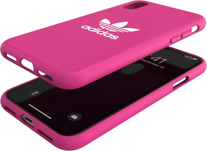 adidas Originals Case for iPhone X/XS Fabric Molded - Shock Pink Adicolor - Shock Pink