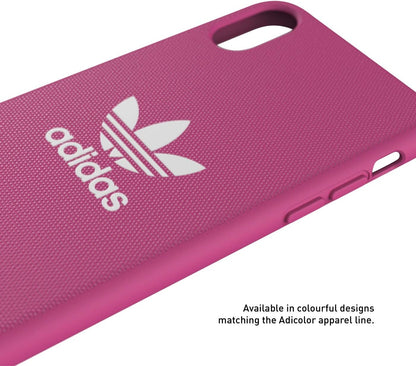 adidas Originals Case for iPhone X/XS Fabric Molded - Shock Pink Adicolor - Shock Pink