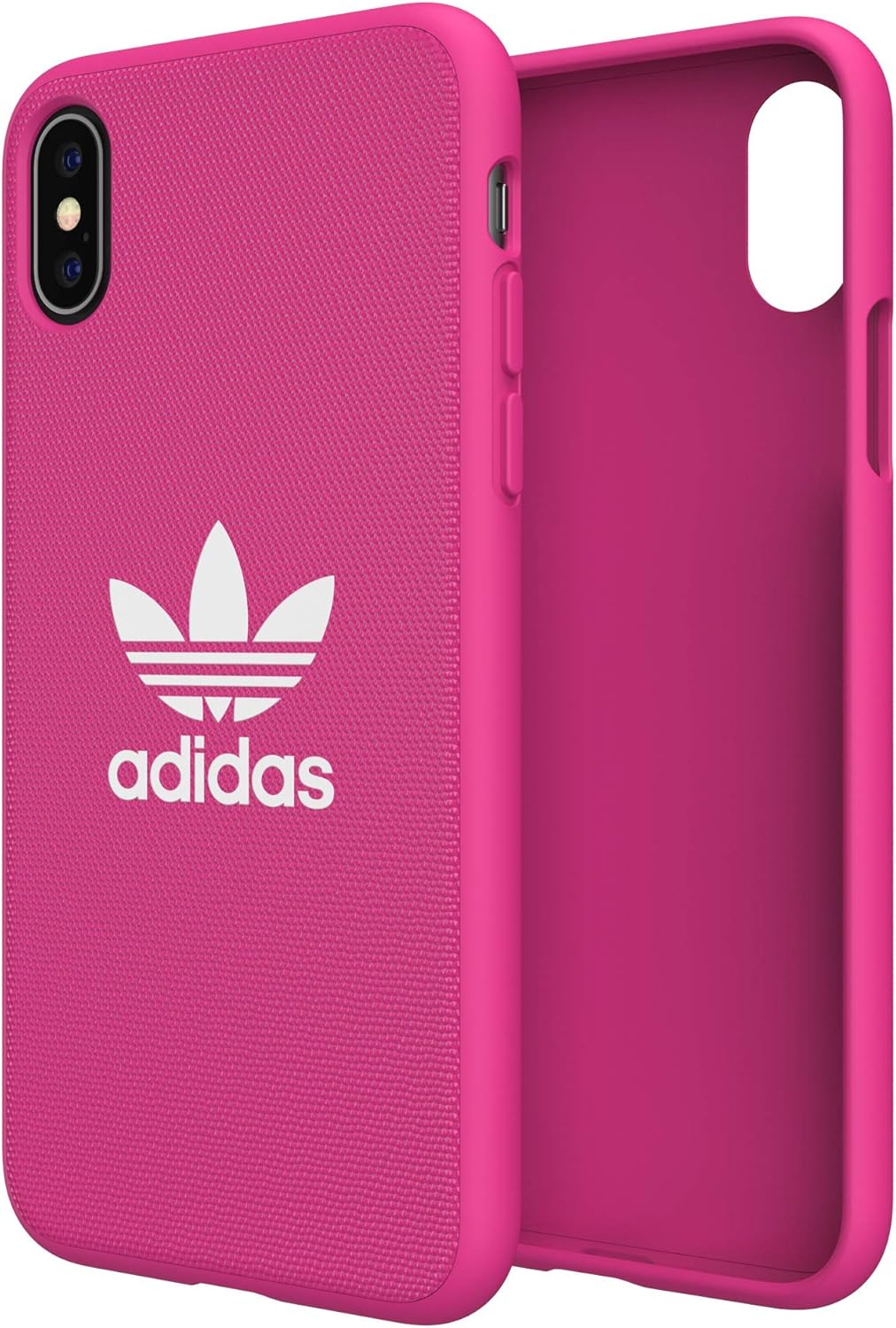 adidas Originals Case for iPhone X/XS Fabric Molded - Shock Pink Adicolor - Shock Pink