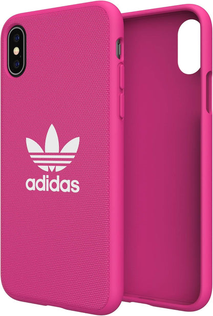 adidas Originals Case for iPhone X/XS Fabric Molded - Shock Pink Adicolor - Shock Pink