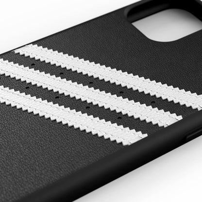 adidas Phone Case Compatible with iPhone 11 Pro Max Case, Originals Moulded TPU Three Stripes Protective Phone Cover, Black and White
