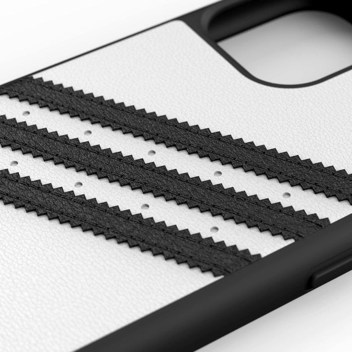 adidas Phone Case Compatible with iPhone 11 Pro Max Case, Originals Moulded TPU Protective Phone Cover, White and Black