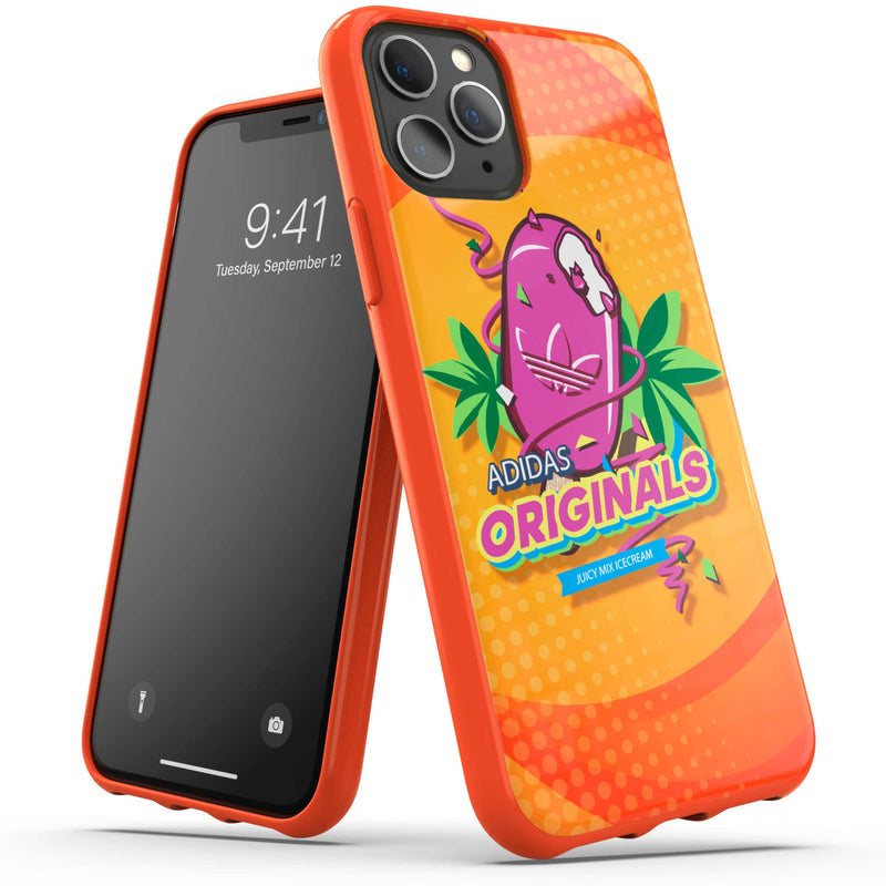 adidas Originals Compatible with iPhone 11 Pro Case, Moulded Bodega Mobile Phone Protective Cover Orange