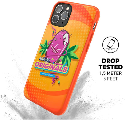adidas Originals Compatible with iPhone 11 Pro Case, Moulded Bodega Mobile Phone Protective Cover Orange