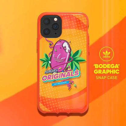 adidas Originals Compatible with iPhone 11 Pro Case, Moulded Bodega Mobile Phone Protective Cover Orange
