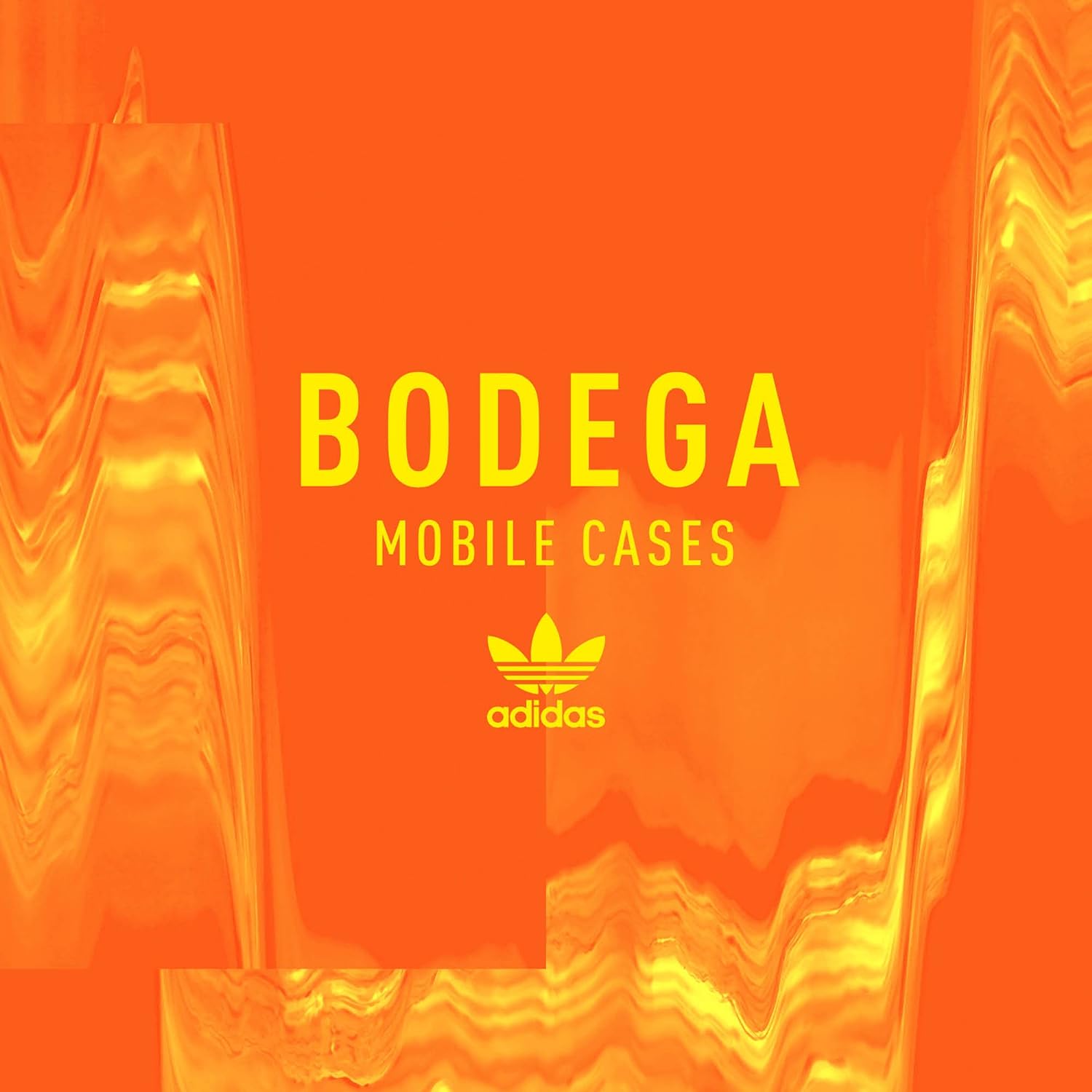adidas Originals Compatible with iPhone 11 Pro Case, Moulded Bodega Mobile Phone Protective Cover Orange