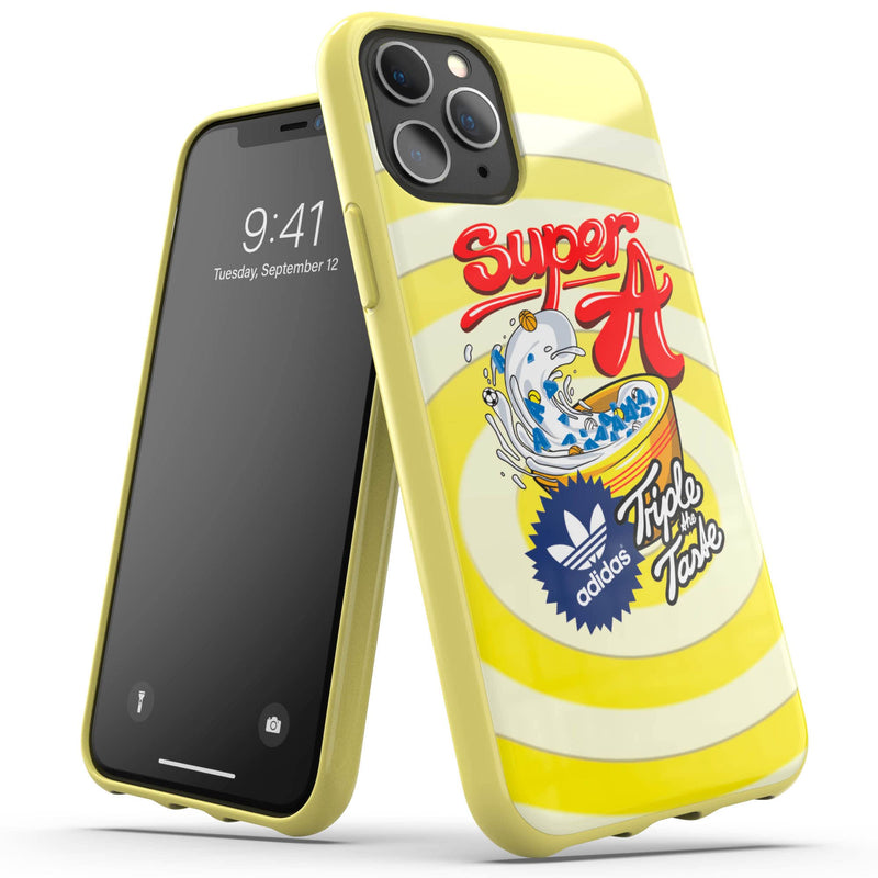 adidas Originals Compatible with iPhone 11 Pro Case, Moulded Bodega Mobile Phone Protective Cover - Yellow