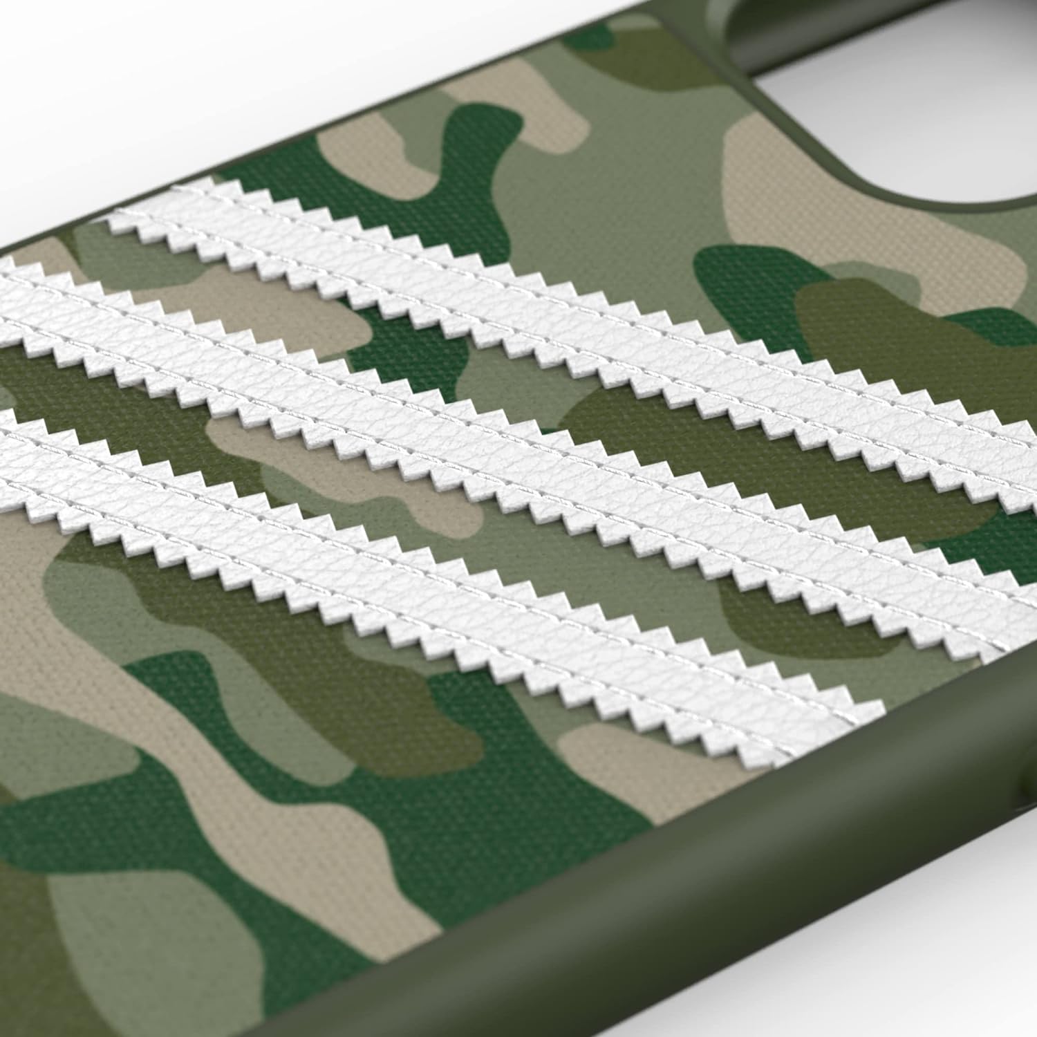 Adidas Custodia Originals compatibile con iPhone 11 Pro, custodia protettiva per telefono Stampata - Verde Mimetico