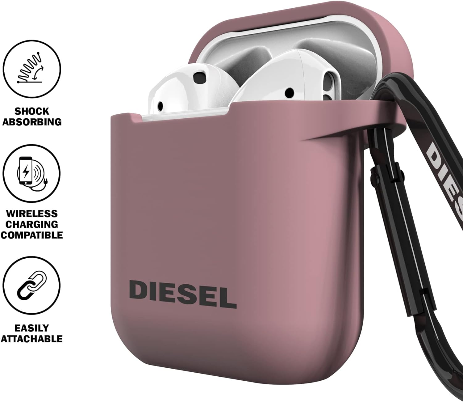 Diesel Airpod Case Neon Pink