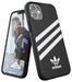 adidas 42229 Phone Case Designed for iPhone 12 Mini Case, 5.4 Inches, Drop Tested Cases, Shockproof Raised Edges, Originals Moulded PU Protective Cover, Black and White