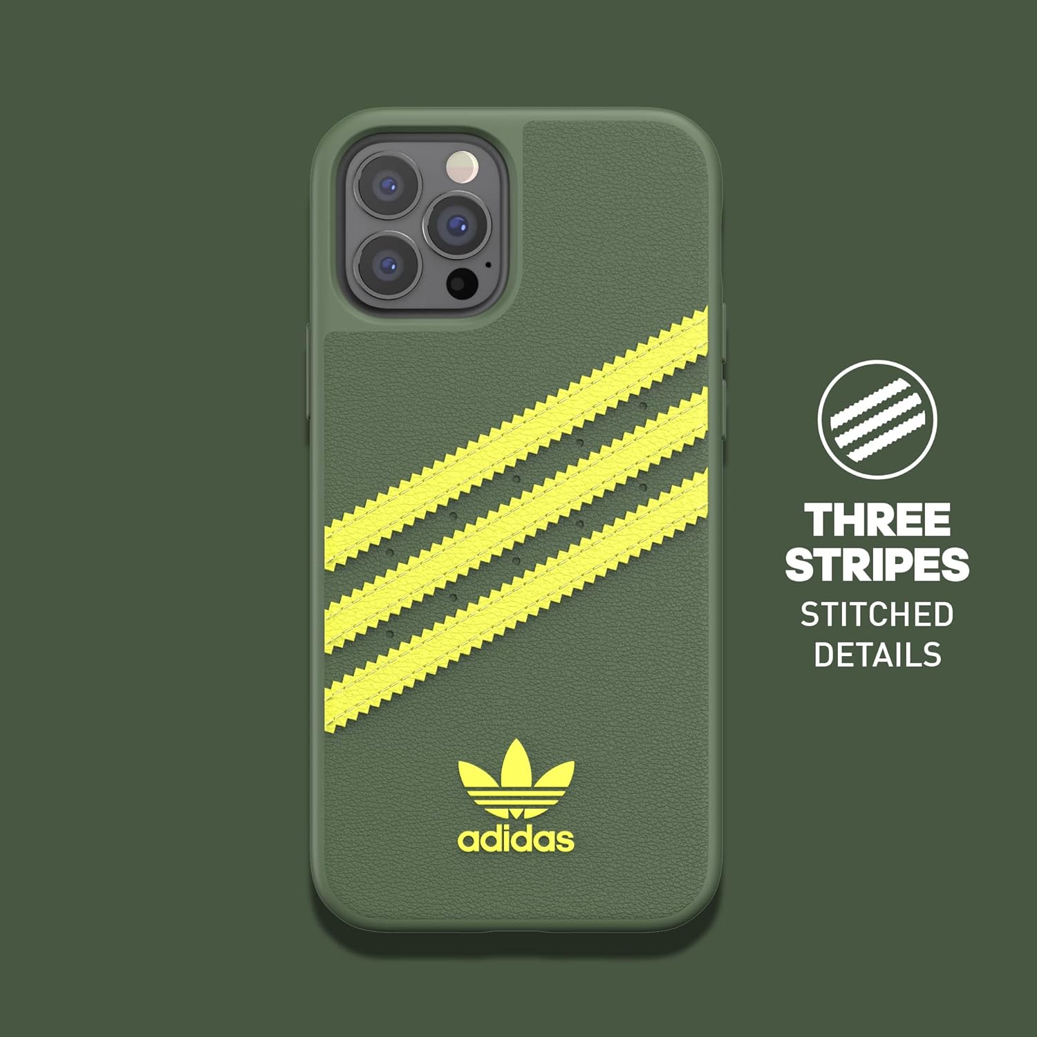 adidas Case Designed for iPhone 12 / iPhone 12 Pro 6.1, Drop Tested Cases, Shockproof Raised Edges, Original Protective Case