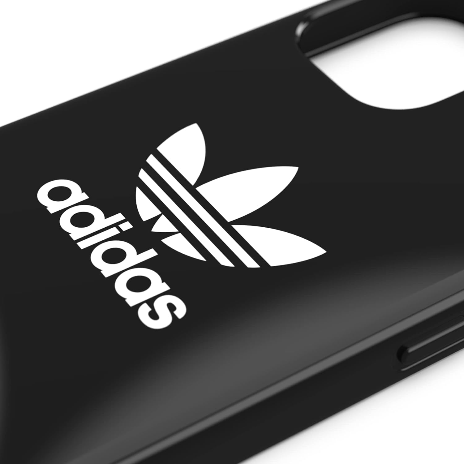 adidas Phone Case Designed for iPhone 12 Mini, Drop Tested Cases, Shockproof Raised Edges, Originals Protective Cover, Black