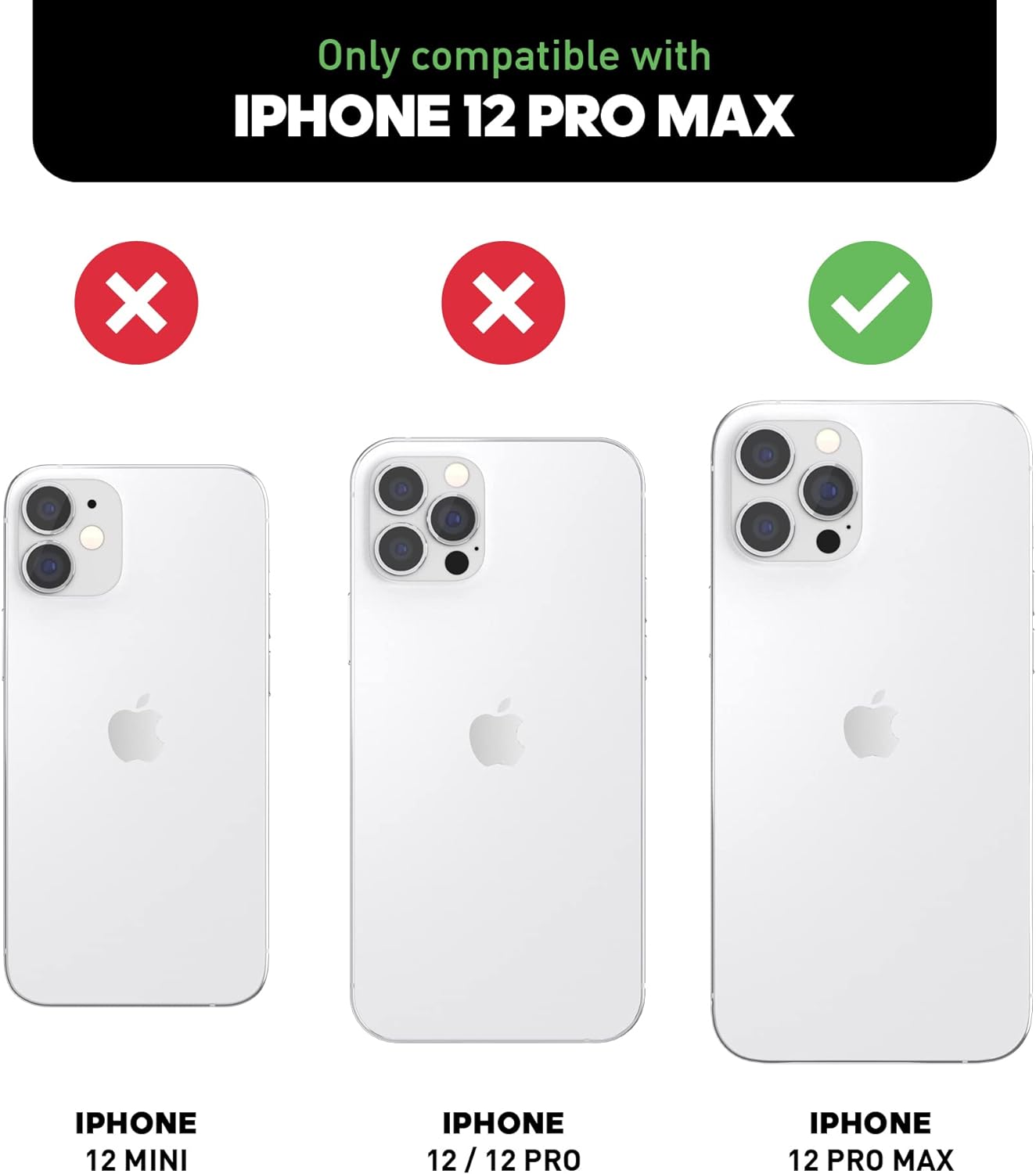 adidas Case Designed for iPhone 12 Pro Max 6.7, Drop Tested Cases, Shockproof Raised Edges, Original Snap Case Protective Case