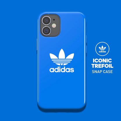 adidas Coque conçue pour iPhone 12 Mini 5.4, Coque résistante aux Chutes, Bords surélevés, Bleu