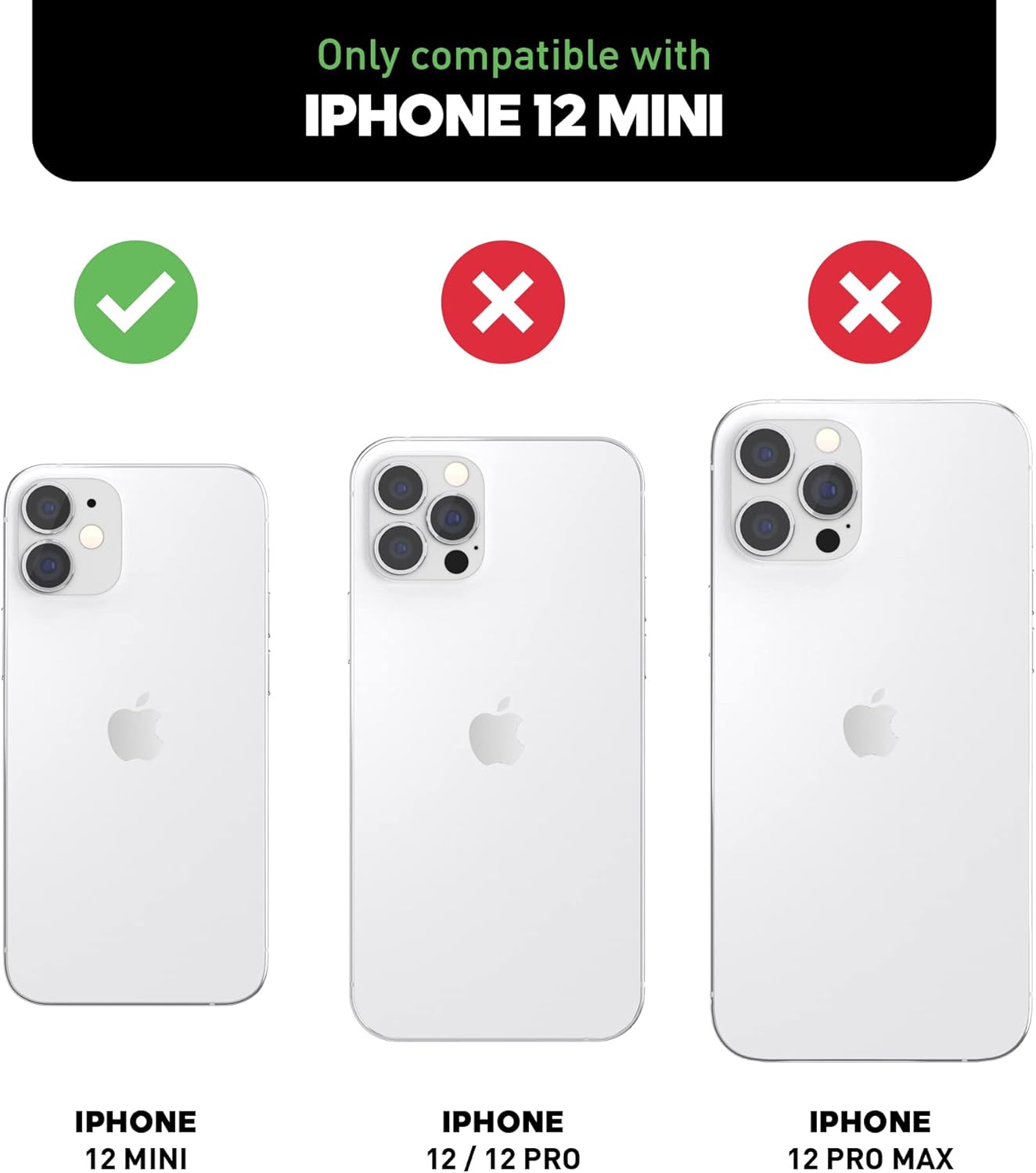 adidas Coque conçue pour iPhone 12 Mini 5.4, Coque résistante aux Chutes, Bords surélevés, Bleu
