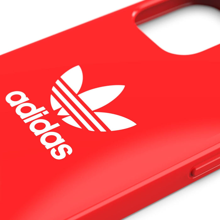 adidas Case Designed for iPhone 12 Mini 5.4, Drop Tested Cases, Shockproof Raised Edges, Original Snap Case Protective Cover, Scarlet Red