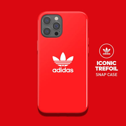 adidas Case Designed for iPhone 12 Pro Max 6.7, Drop Tested Cases, Shockproof Raised Edges, Original Snap Case Protective Cover, Scarlet Red